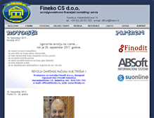 Tablet Screenshot of fineko.rs